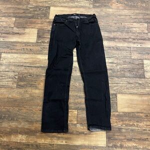 Barbell Apparel Classic Black Relaxed Athletic Fit Men's Jeans